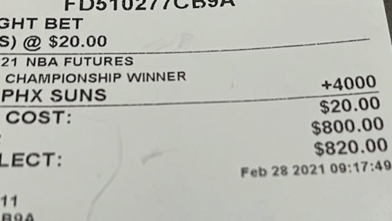 Longtime fans' faith in the Phoenix Suns could win them lots of cash