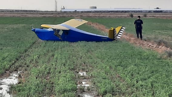 Two people OK after making emergency landing in Buckeye Valley