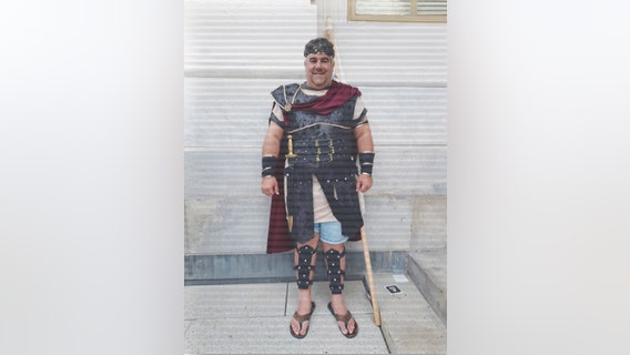 Arizona man who donned Gladiator costume and filmed melee for mom during Capitol Riot arrested