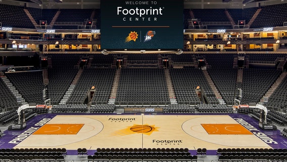 Phoenix Suns Arena now called Footprint Center