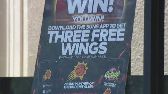 Several businesses offering deals, freebies for Suns winning streak