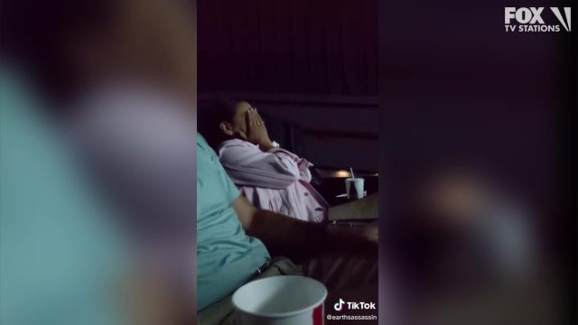 Man rents movie theater, surprises wife with lost wedding footage