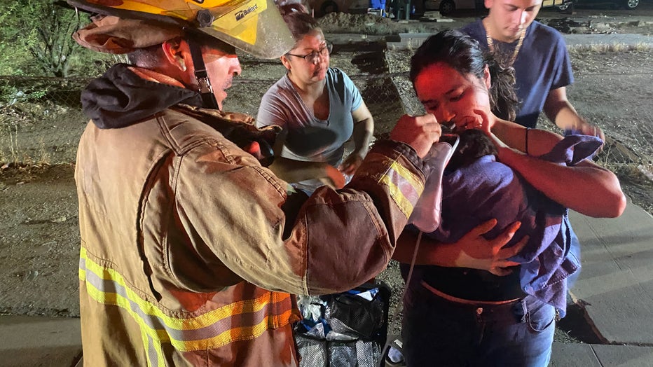 A puppy suffered minor burns after a house fire broke out on July 10.