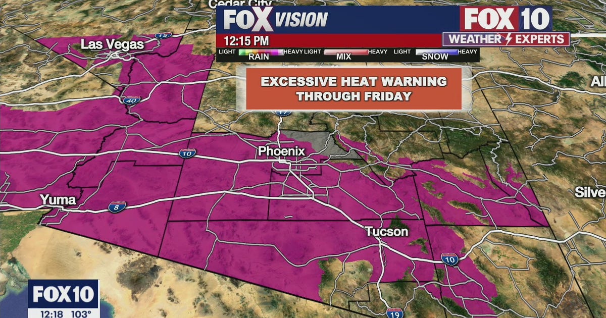 National Weather Service issues Excessive Heat Warning for Phoenix and ...