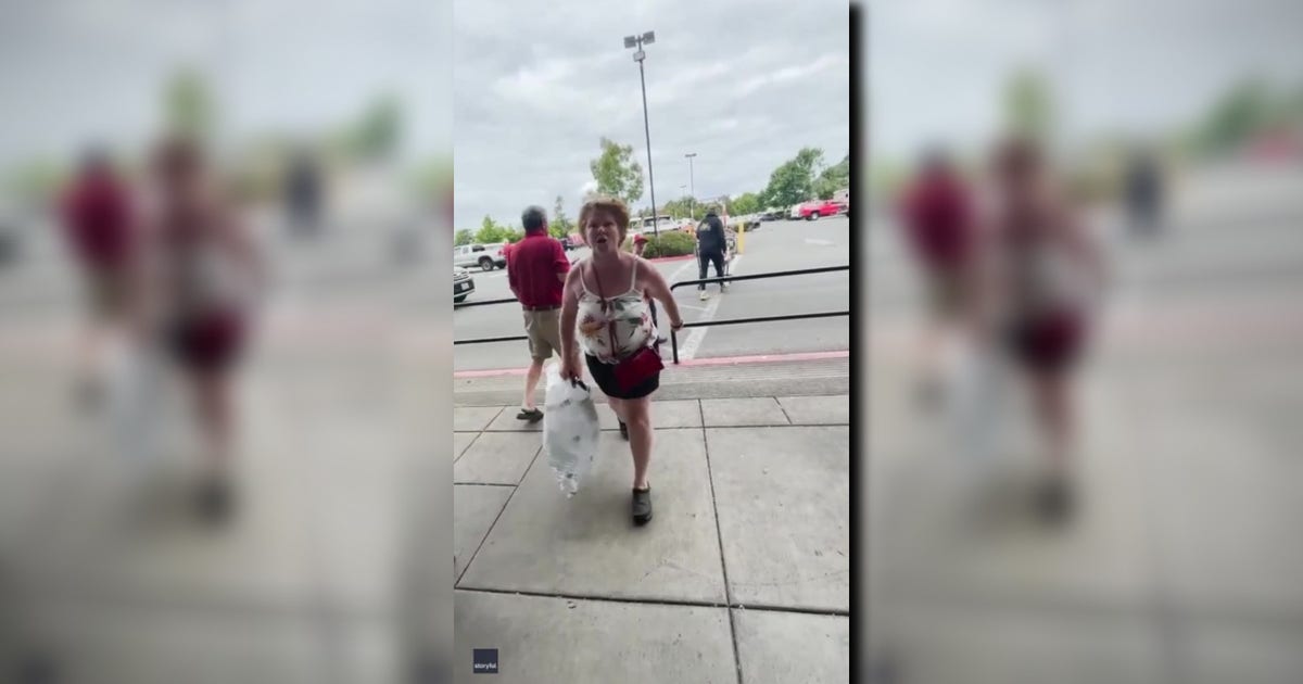 Woman arrested after alleged attack sparked by 'Abolish ICE' bumper ...