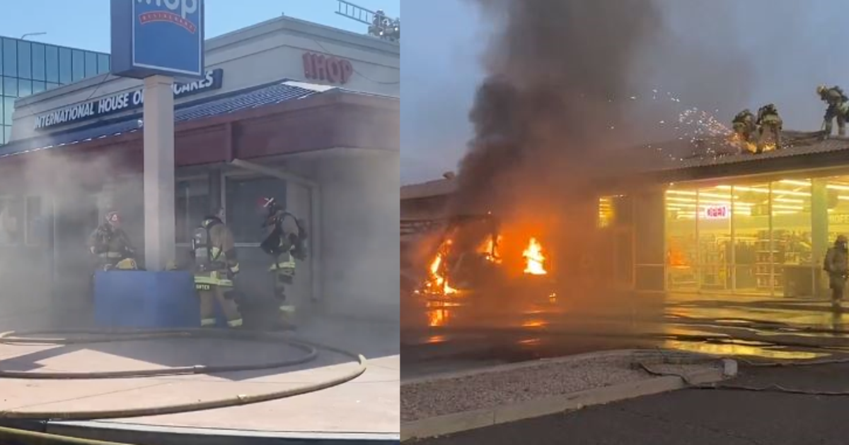 Phoenix Fire crews battle fires at IHOP, O'Reilly Auto Parts | FOX 10 ...