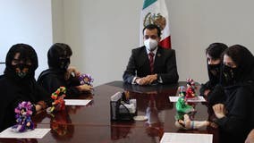 Former members of Afghan girls robotics team arrive in Mexico