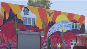 New, colorful mural honors former fire chief near Downtown Phoenix