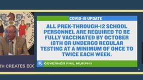 NJ to require COVID vaccine or regular tests for all school employees