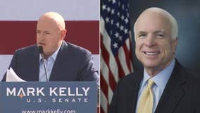 Mark Kelly pays tribute to John McCain in 1st Senate speech