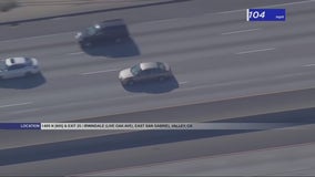 Driver in custody after leading CHP officers on high-speed pursuit on the 605, 210 Freeways