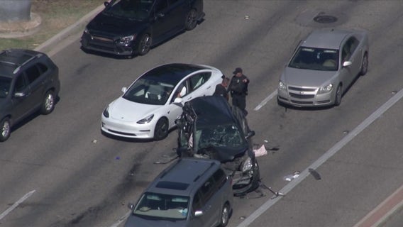 Authorities investigate 7-car crash in Glendale near Cactus Road and 59th Avenue