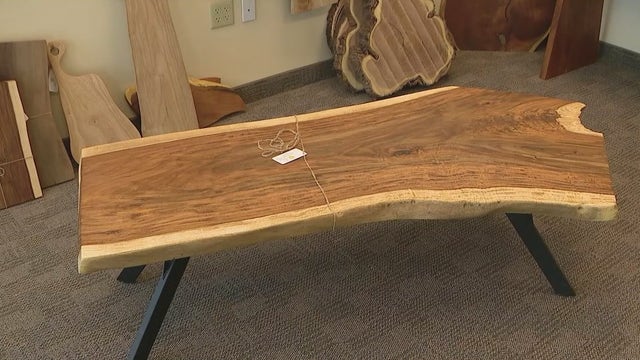 Trees that fell during recent monsoon storms given new life as furniture