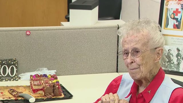 Longtime Red Cross volunteer honored ahead of 100th birthday