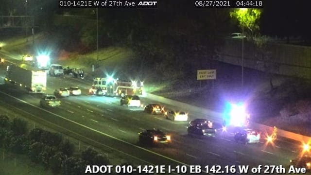 Deadly crash on I-10 in Phoenix under investigation