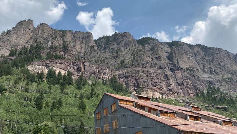 Via ferrata route in Telluride, CO