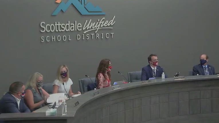 Members of the Scottsdale Unified School District Governing Board