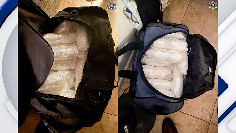 Drugs seized by the Arizona Department of Public Safety during the serving of a search warrant in August 2021.