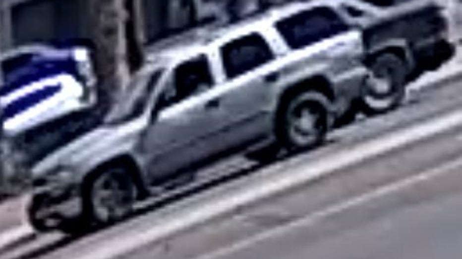 A photo of the suspect's vehicle