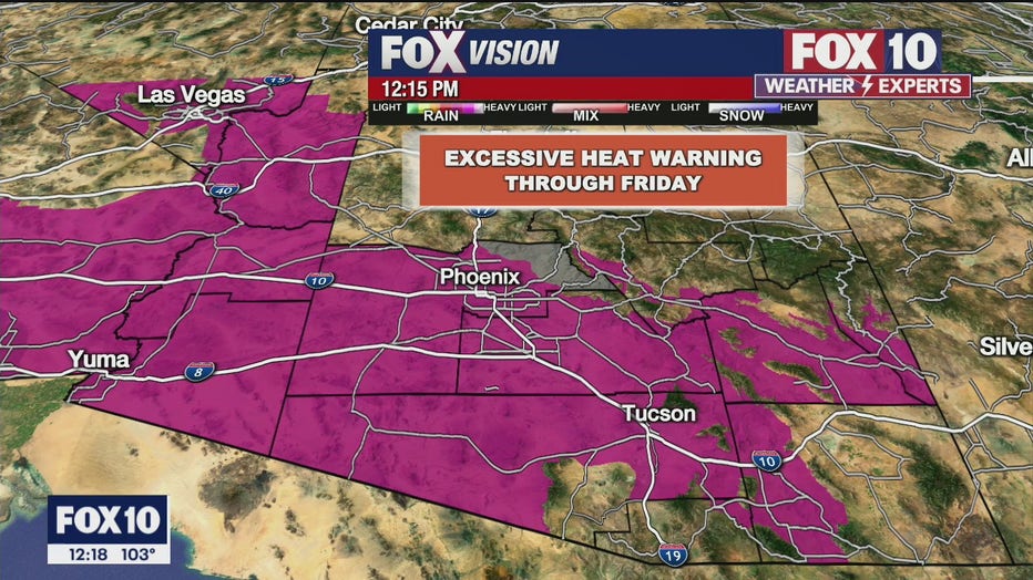 AZ excessive heat