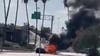 'It just blew up': Arizona mother rescues her 2 children from burning car