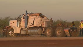 Portion of US 60 in the West Valley back open following semi-truck crash