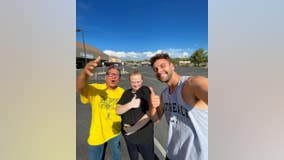 Social media influencer stops in Arizona to surprise people with money for being honest