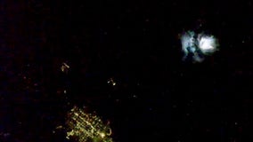 ISS captures lightning illuminating Nebraska sky from space