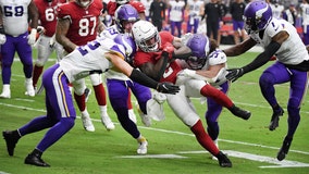 Cards win 34-33 thriller after Vikings miss last-second field goal