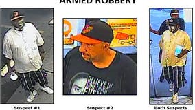 Phoenix Police seek suspects in multiple armed robbery cases