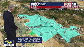 Remnants of Hurricane Nora bring rain to Arizona; Flash Flood Watches issued