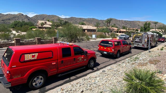 Firefighters rescue man who broke hip, leg on South Mountain