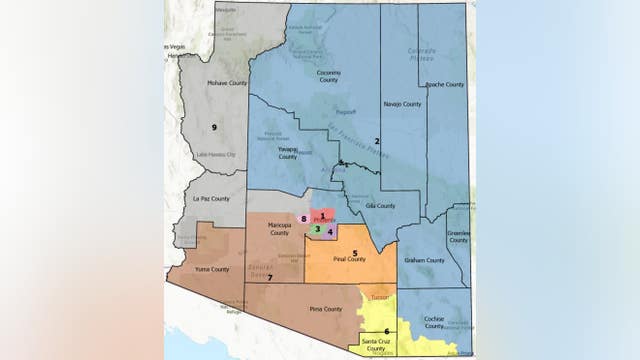 Arizona redistricting panel approves starting-point grid map