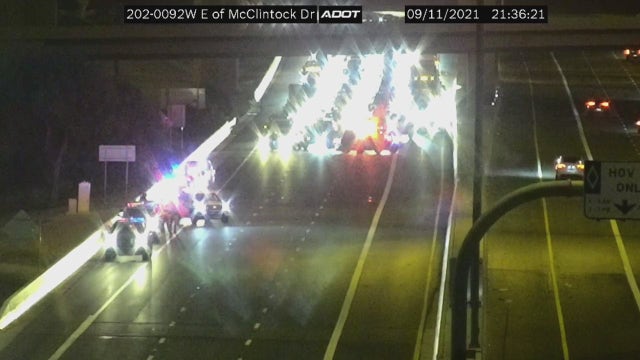 Authorities pursue driver in Phoenix area – pursuit ends on Loop 202