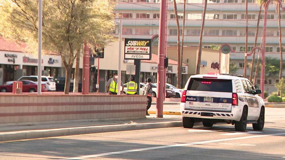 A body was found near the light rail stop at Central and Thomas.