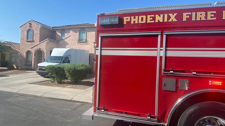 House fire in Phoenix on Sept. 13, 2021. Photo courtesy of the Phoenix Fire Department
