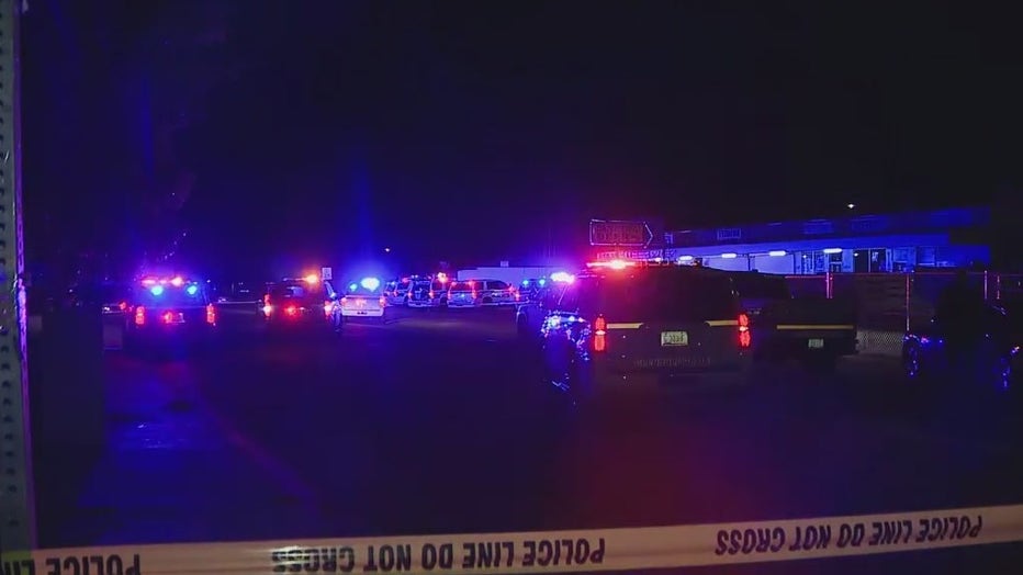 Scene of an officer-involved shooting in Glendale