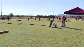 Arizona Cardinals donates new football field, scoreboard to Queen Creek school