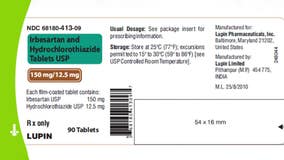 Blood pressure medication recalled over possibly containing cancer-causing 'impurity'