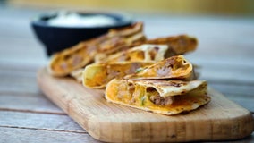 Taste of TNF recipe: Brat and cheese quesadillas