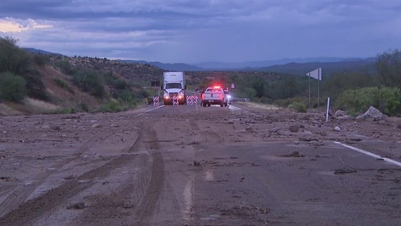 Major part of Arizona sees rain, hail, flooding and delayed flights