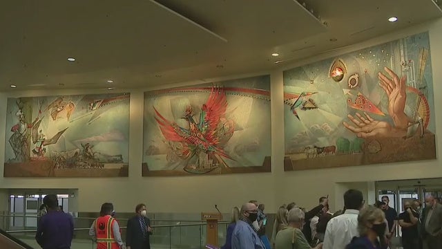'The Phoenix' mural in Sky Harbor finds new home following airport renovations