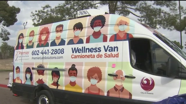 Phoenix offering $100 gift cards to get vaccinated in their COVID-19 testing vans