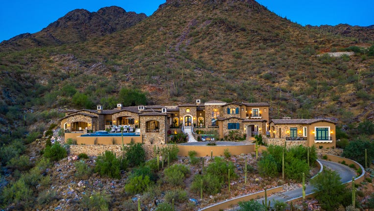 "Castle On The Hill," a property in North Scottsdale