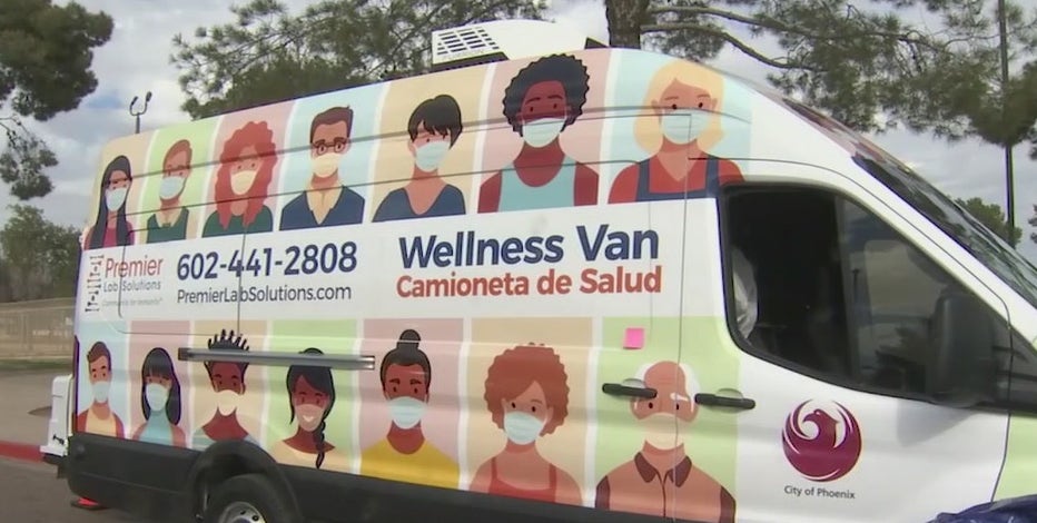 Phoenix offering $100 gift cards to get vaccinated in their COVID-19 testing vans