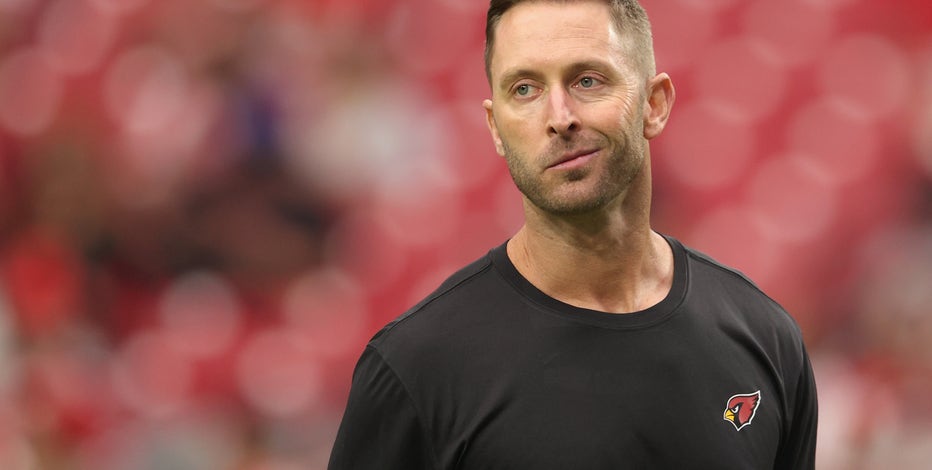 Virus keeps Kingsbury from practice as Cards prep for Texans