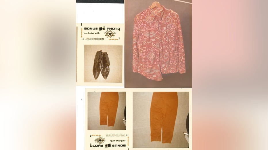 The clothes she was found wearing