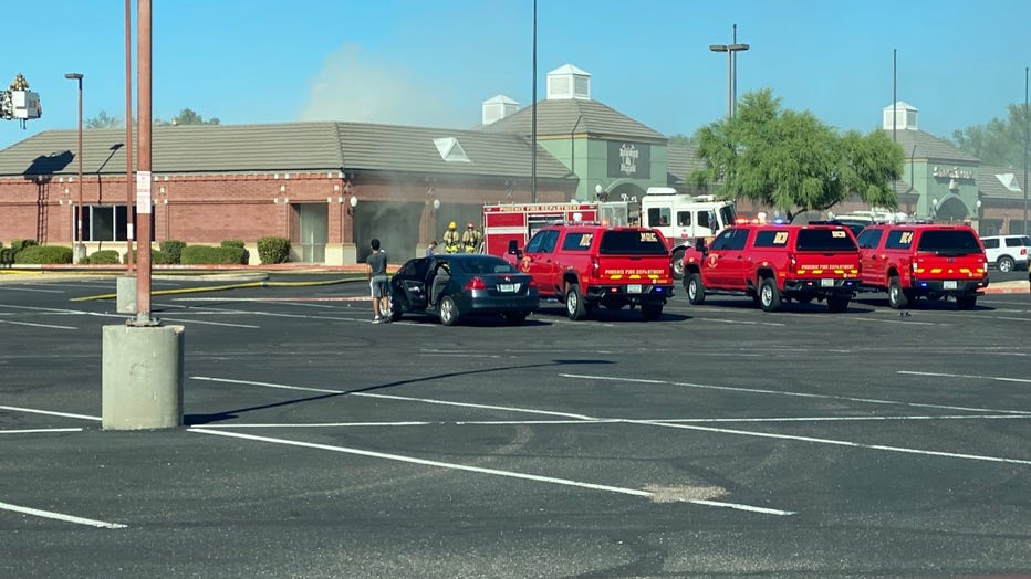 Boxing gym fire in Phoenix near 27th Avenue and Bell Road. Photo by the Phoenix Fire Department