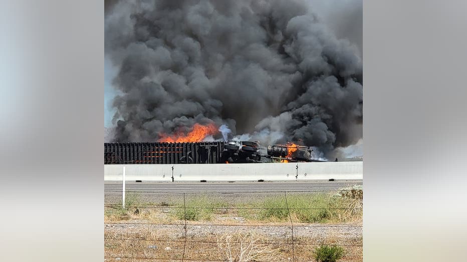 Casa Grande crash on Oct. 6, 2021. Photo by Keanan Mendez Lopez