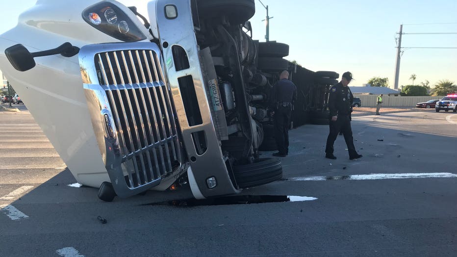 SR 51 Greenway rolled semi